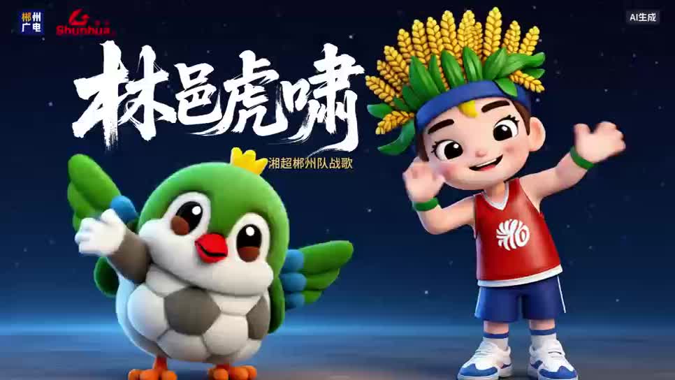 湘超郴州隊戰(zhàn)歌：林邑虎嘯