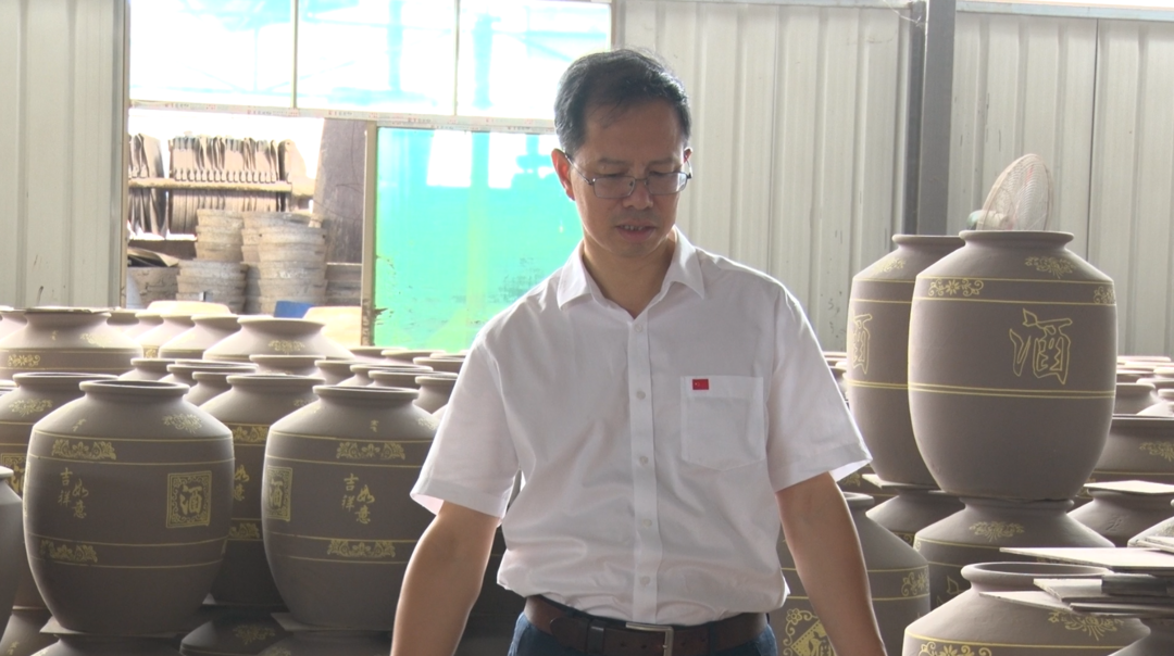市文旅广体局调研我县陶瓷非遗产业