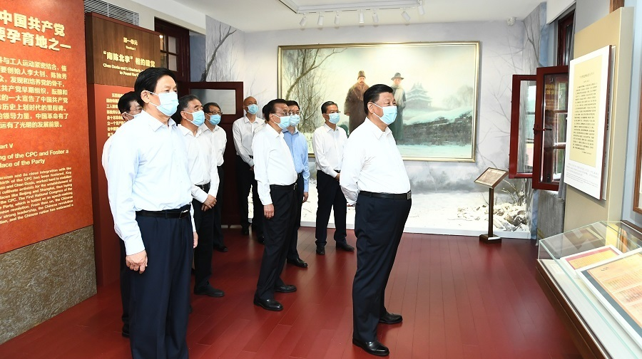 习近平在中共中央政治局第三十一次集体学习时强调 用好红色资源赓续红色血脉 努力创造无愧于历史和人民的新业绩
