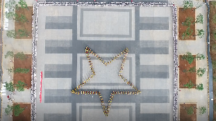 桂阳：千名学生跑操摆造型 庆祝建党100周年