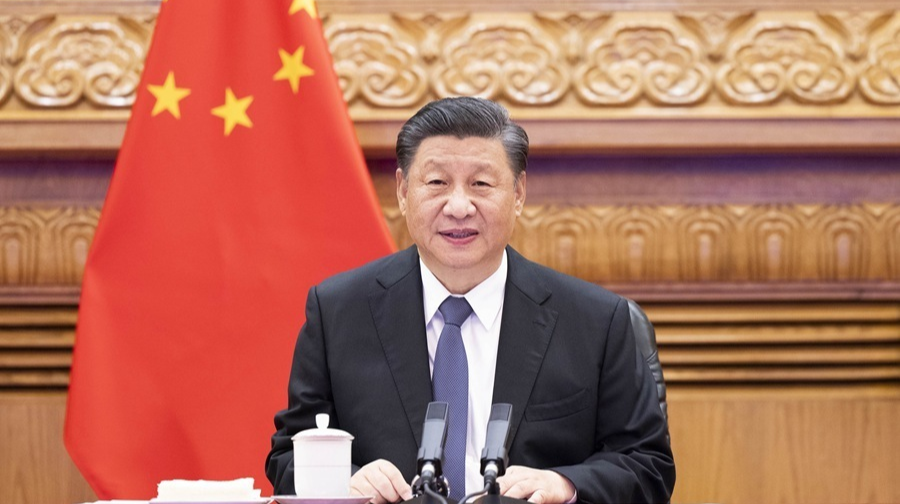 习近平同法国德国领导人举行视频峰会