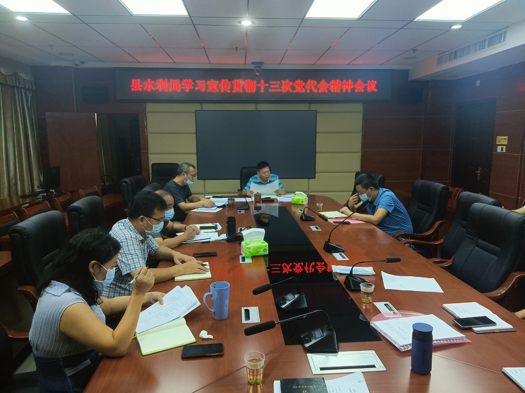 贯彻党代会精神 建设美丽新桂阳 | 县水利局召开学习宣传贯彻县第十三次党代会精神会议
