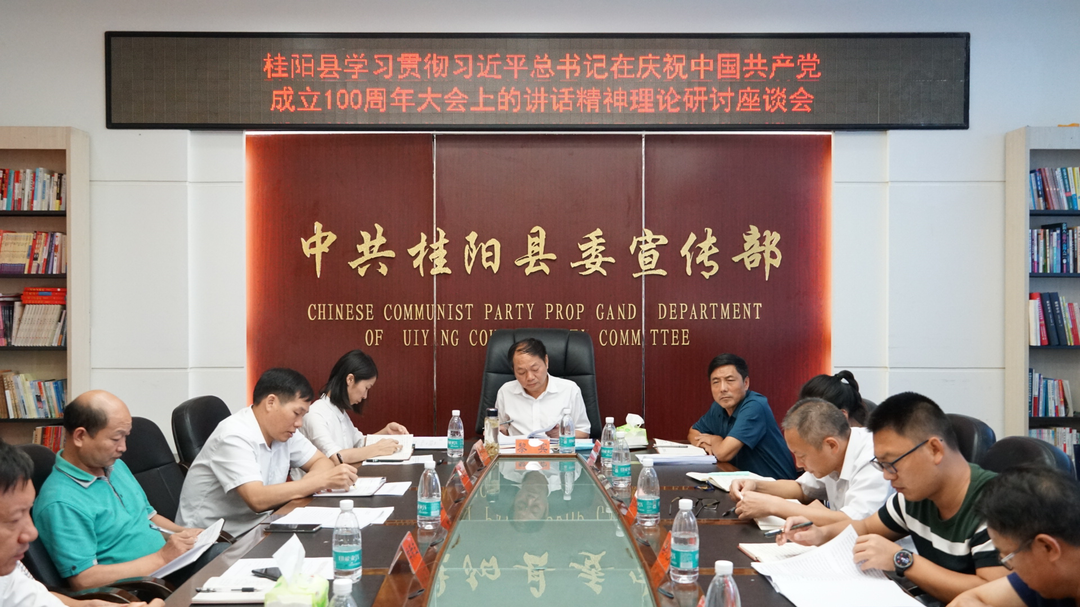 我县学习贯彻习近平总书记“七一”重要讲话精神理论研讨座谈会召开