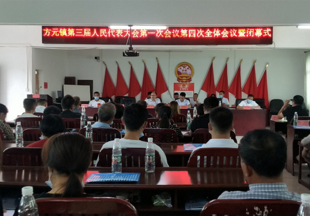 方元镇第三届人民代表大会第一次会议胜利召开