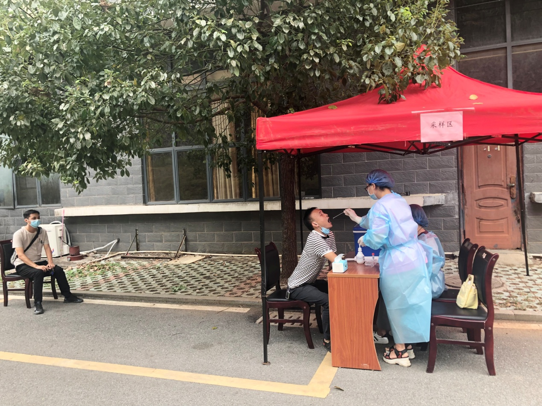 以练备战  正和镇举行防疫核酸检测演练活动