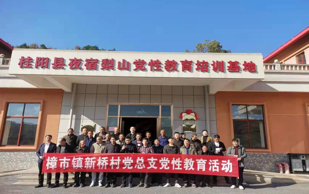 樟市镇新桥村：以党性教育活动治“软”