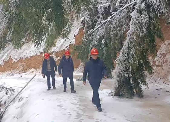国网桂阳县供电公司  踏雪抢修保供电