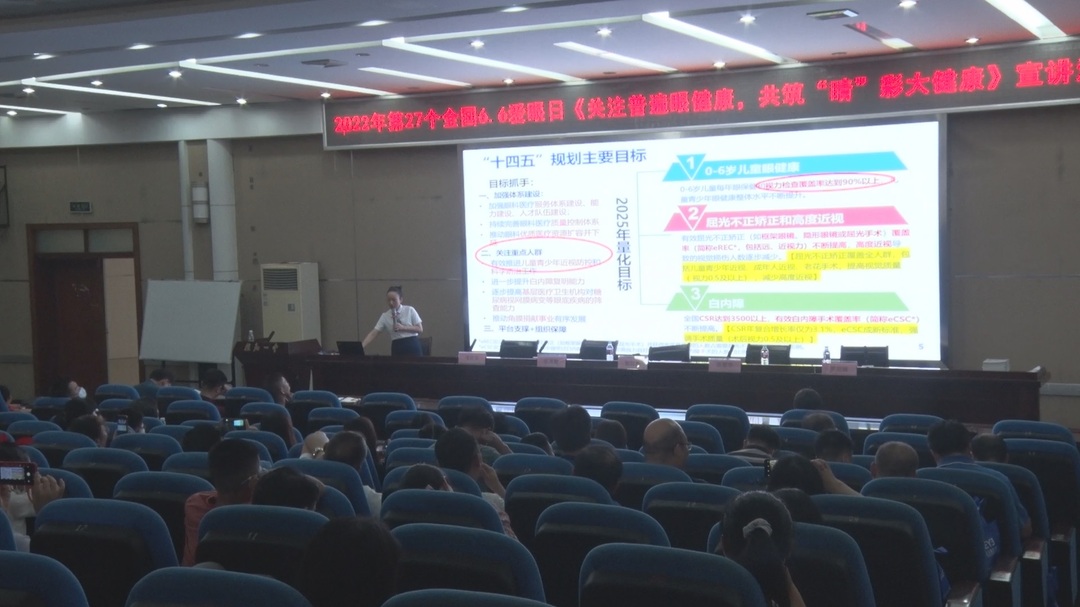全国爱眼日：爱眼宣讲进校园