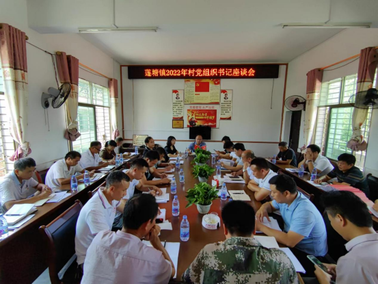 莲塘镇召开村级党组织书记座谈会