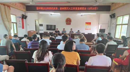 桂阳县雷坪镇：全力做好高温抗旱和森林防火工作