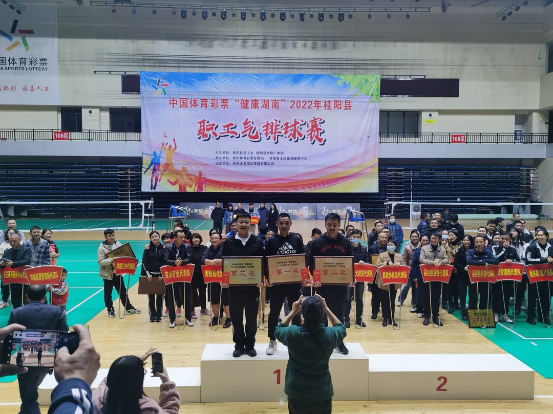 2022年全县职工气排球赛圆满结束