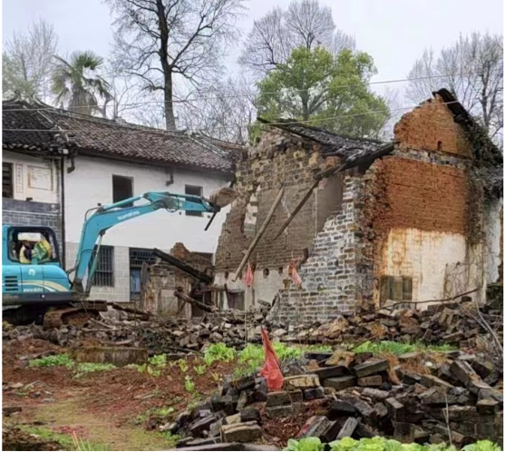 舂陵江镇：开展拆除整治行动   提质乡村风貌