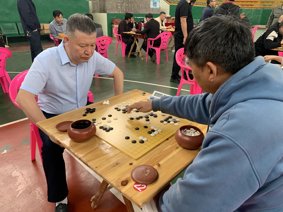 我县2023年职工智力运动中国象棋围棋赛开赛