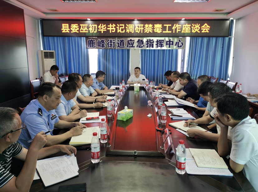 大兴调查研究|巫初华调研禁毒工作 坚持问题导向 健全长效机制  打好打赢新时代禁毒人民战争