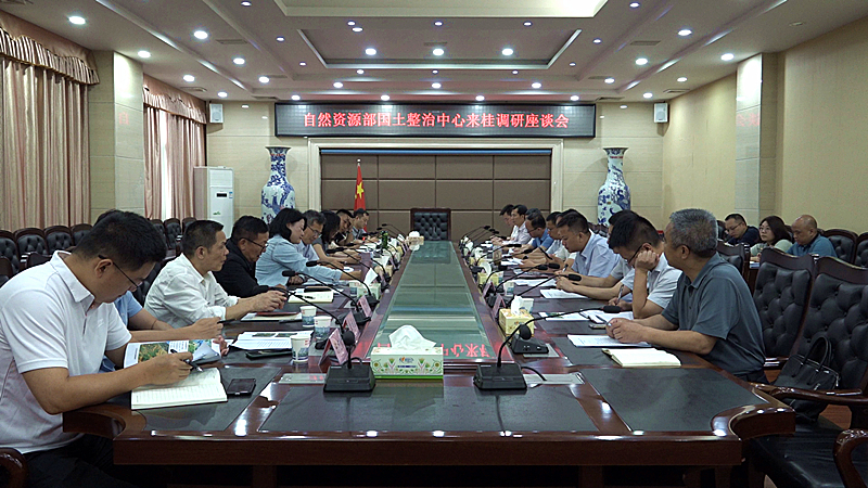 自然资源部国土整治中心来我县调研