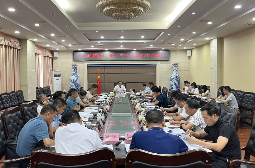 2023年财源建设、国有“三资”清查处置工作调度会召开 | 加强调度督促 提高工作实效 不折不扣完成目标任务