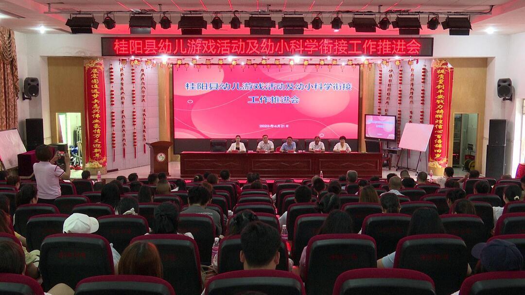 我县召开幼儿游戏活动及幼小科学衔接工作推进会