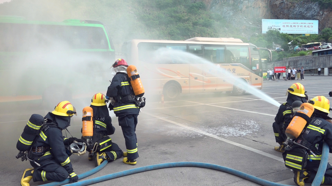 郴汽集团开展道路运输交通事故应急救援演练