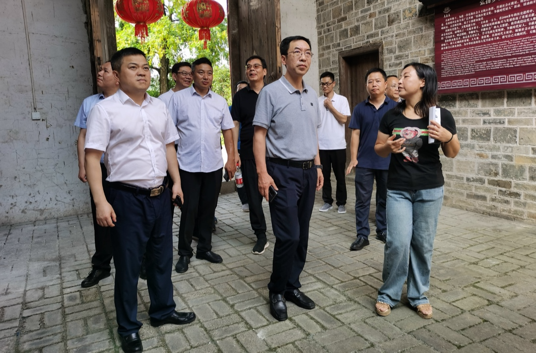 省财政厅党组成员、副厅长何伟文来我县调研古村落保护工作