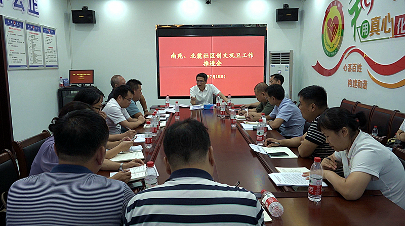 县领导调研创文巩卫工作