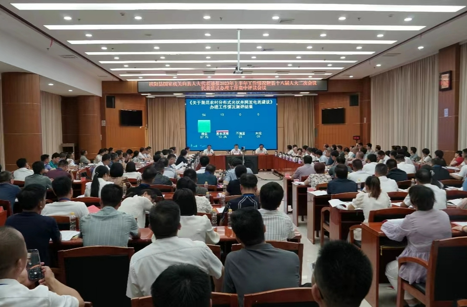 “评”出人大监督力度 “议”出为民代言温度 | 县级国家机关向县人大代表通报2023年上半年工作情况暨县十八届人大二次会议代表建议办理工作集中评议会召开