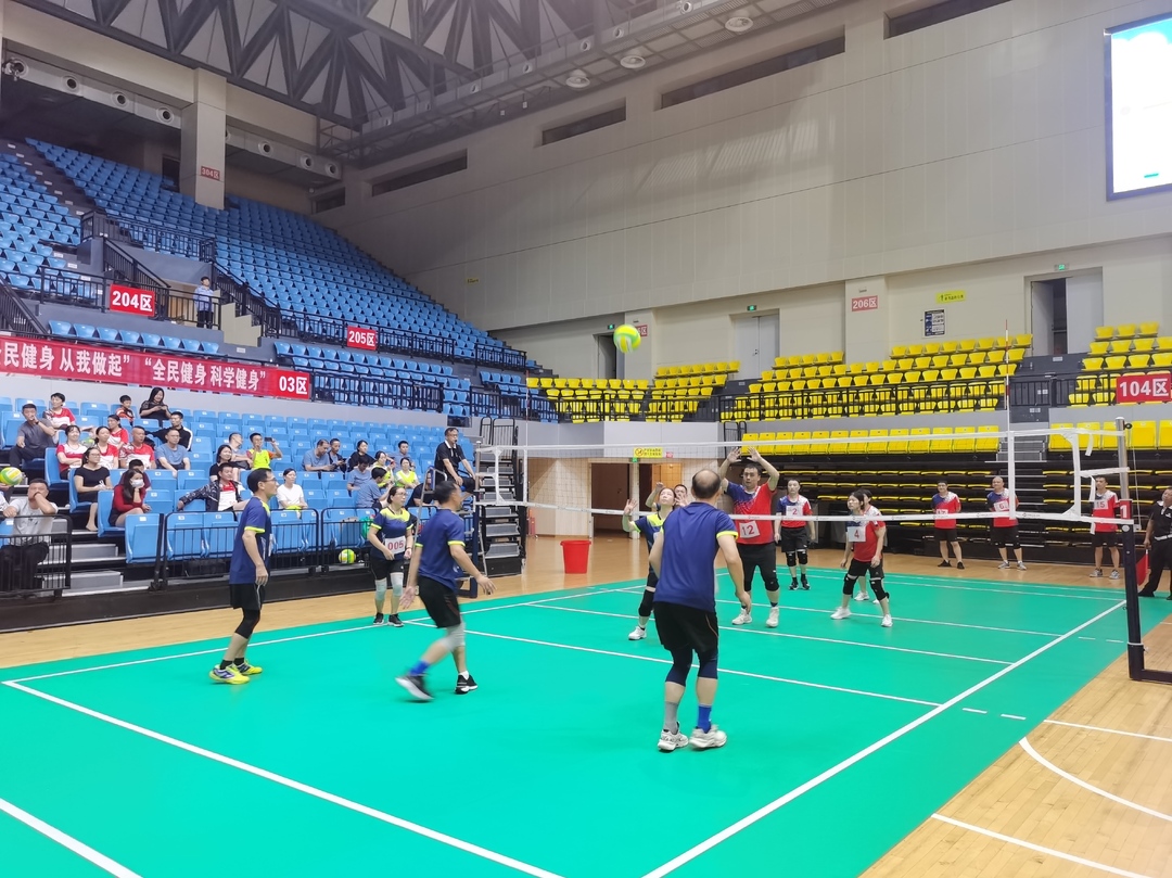 我县举行2023年“体彩杯”职工气排球赛