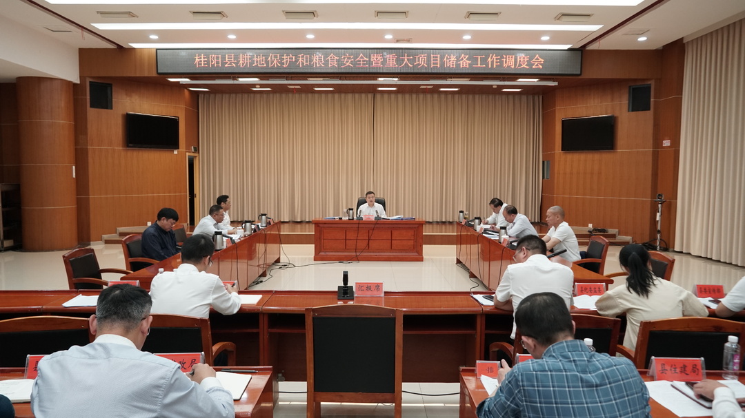 全县耕地保护和粮食安全暨重大项目储备工作调度会召开 | 抓实耕地保护  夯实粮食安全
