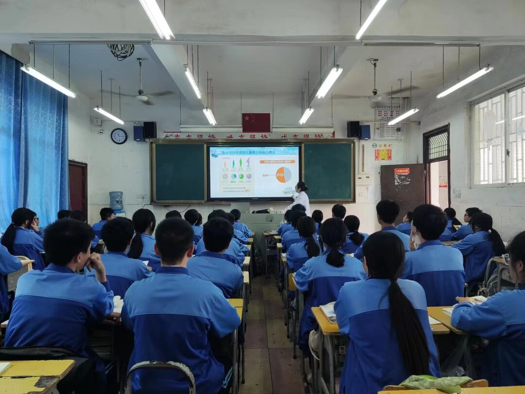我县开展2023年学生常见病和健康影响因素监测干预工作