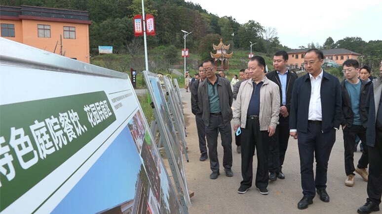 全省农业投入品生产经营主体信用分级分类监管评定人员来我县参观