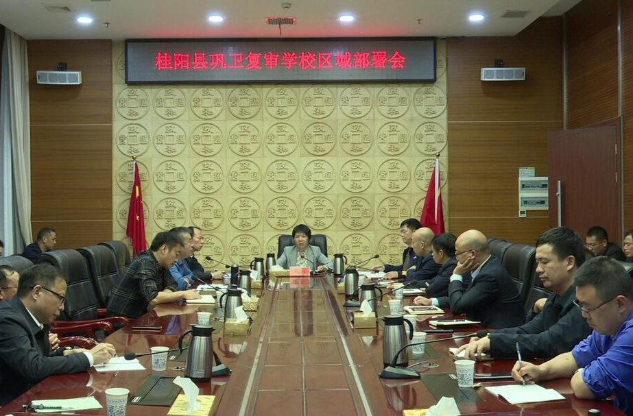 我县召开巩卫复审学校区域部署会