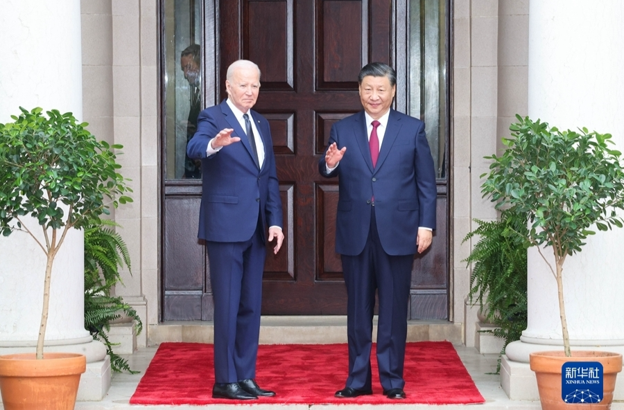 习近平同美国总统拜登举行中美元首会晤
