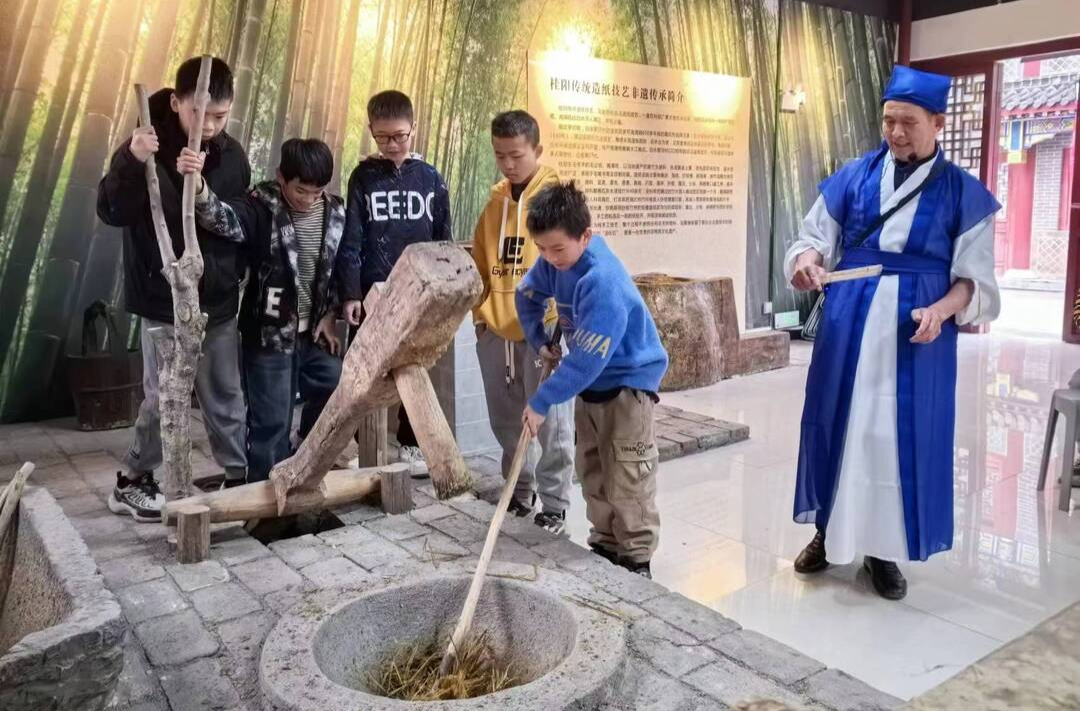 桂阳五中到文化园开展研学活动