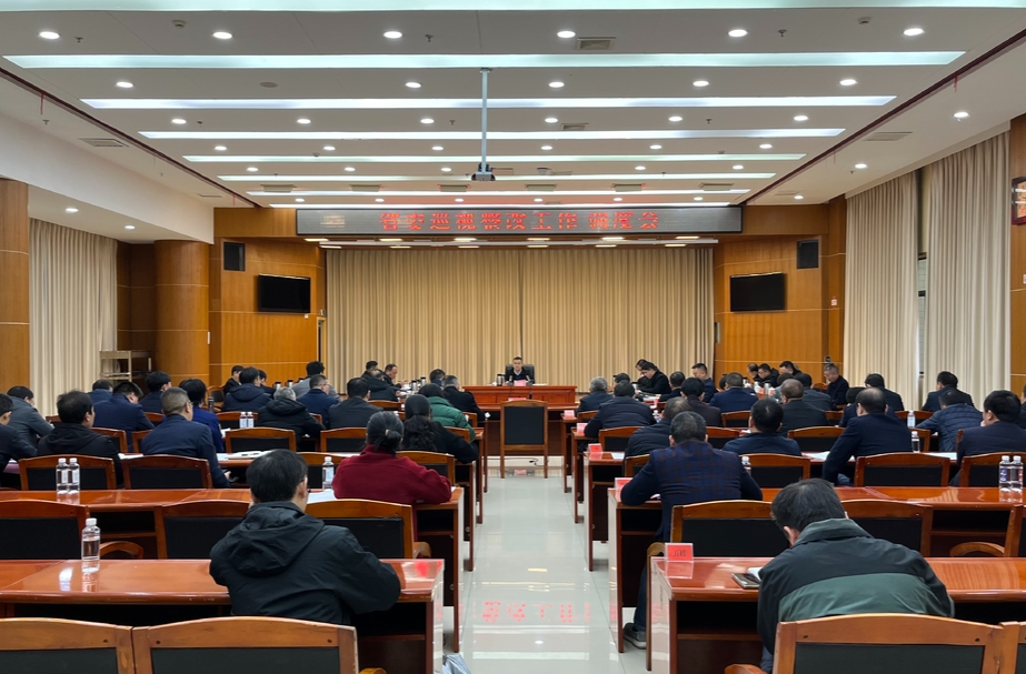 我县召开省委巡视整改工作调度会 | 以抓铁有痕的韧劲抓好问题整改销号