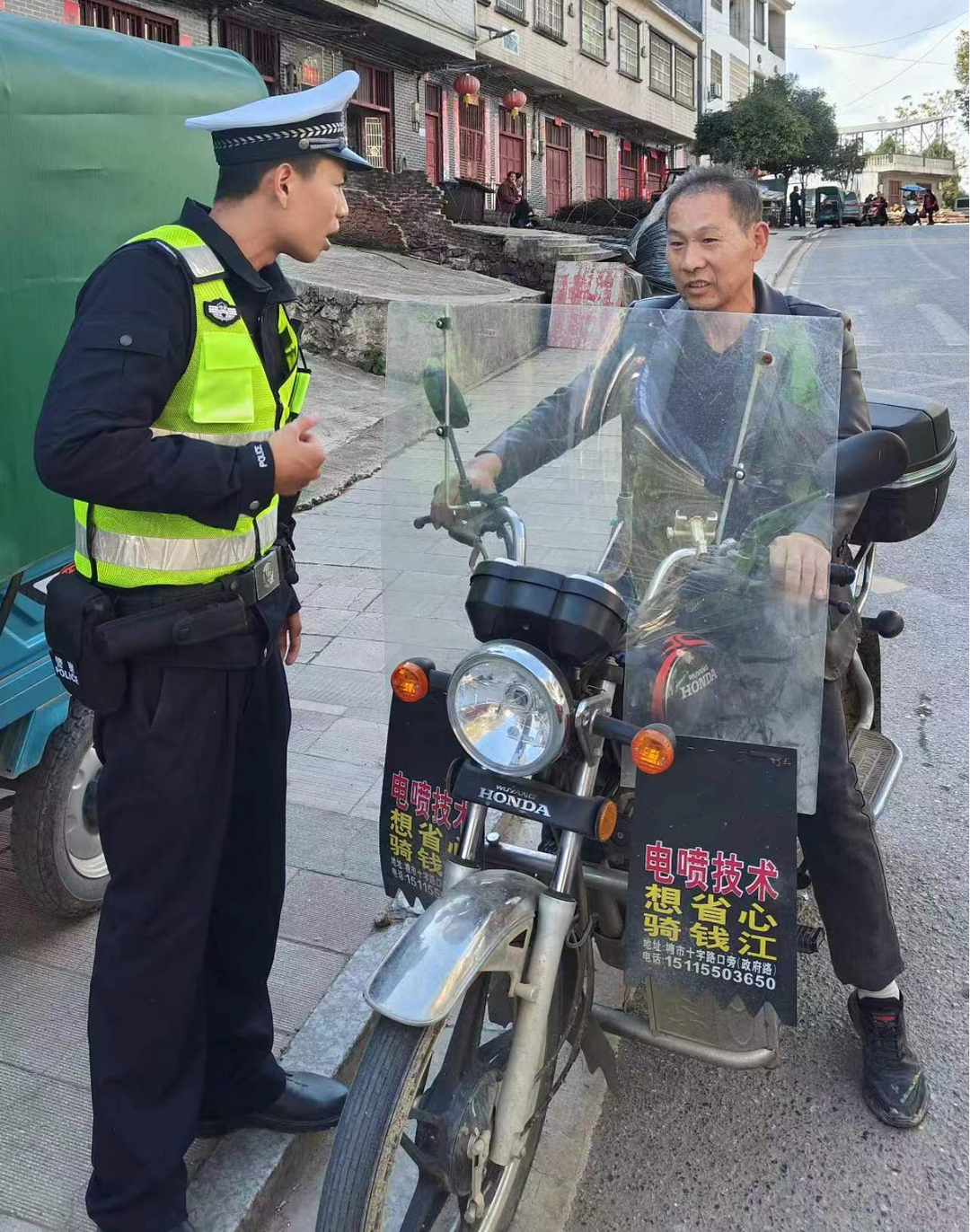 护学畅路 安全回家|塘市镇持续开展护学行动