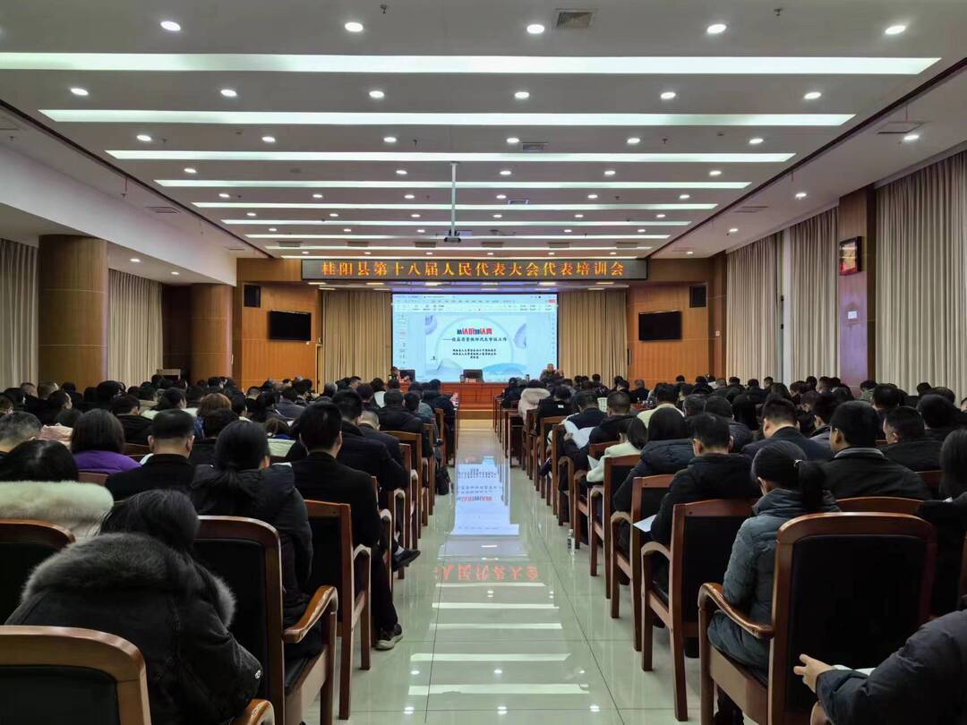 聚焦两会 | 桂阳县第十八届人民代表大会第三次会议代表培训会召开