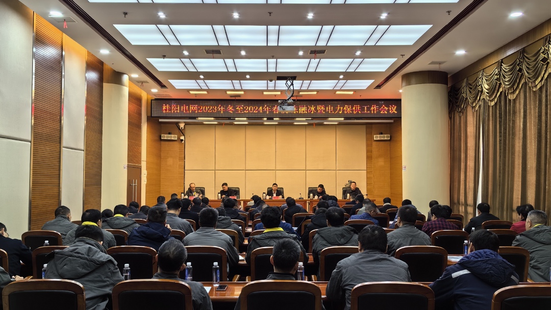 我县部署今冬明春防冻融冰暨电力保供工作