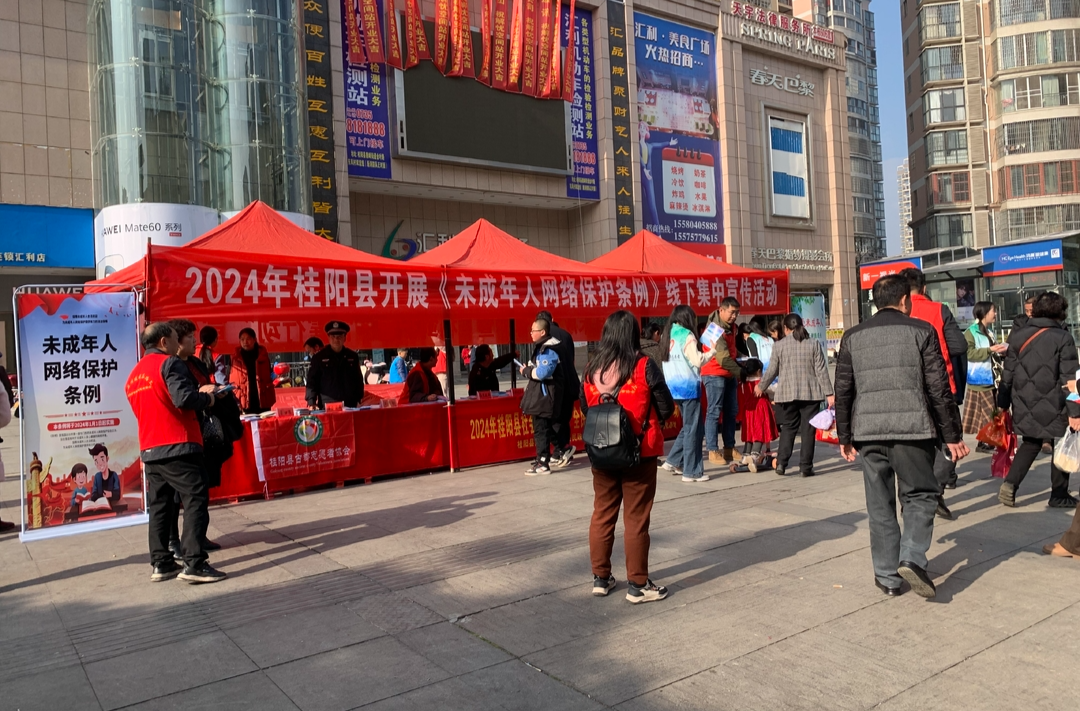 我县开展《未成年人网络保护条例》集中宣传活动