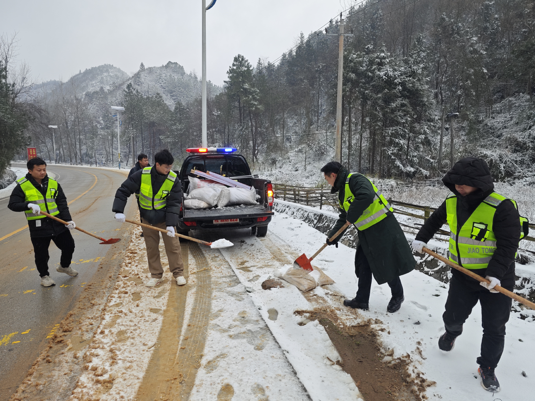 冰雪无情党旗红  ——莲塘镇组织党员干部抗击冰雪记实