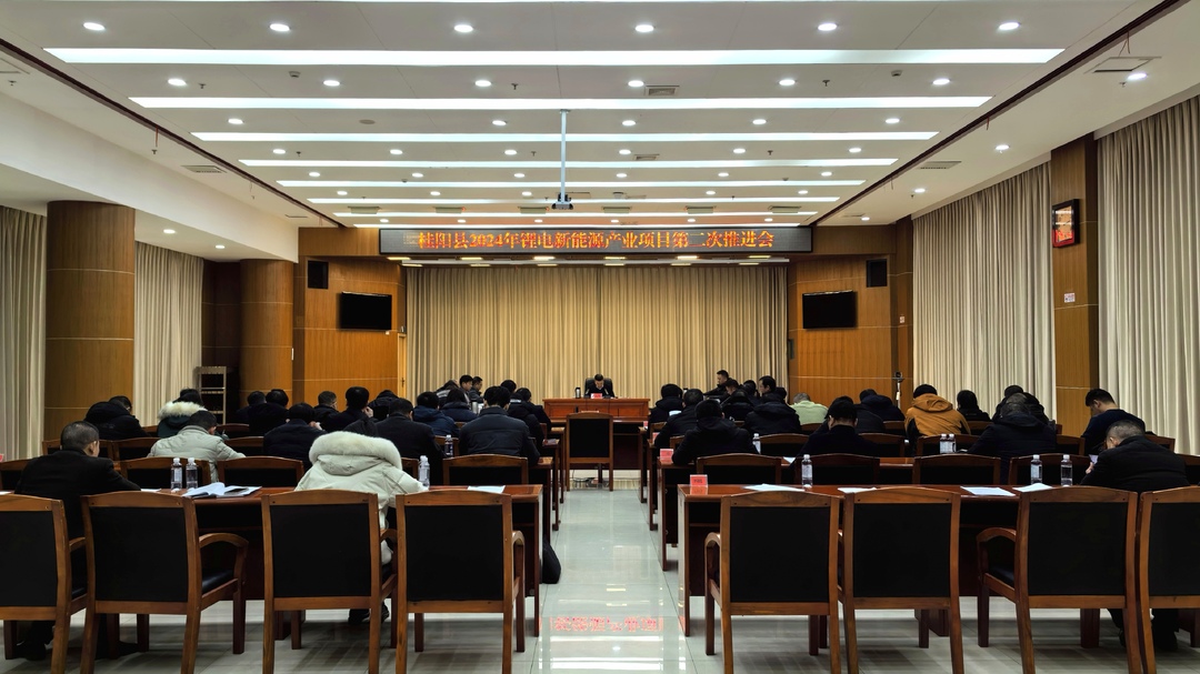 我县召开2024年锂电新能源产业项目第二次推进会