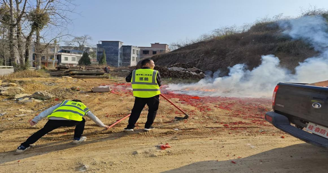 塘市镇：强化烟花爆竹整治 筑牢安全生产防线