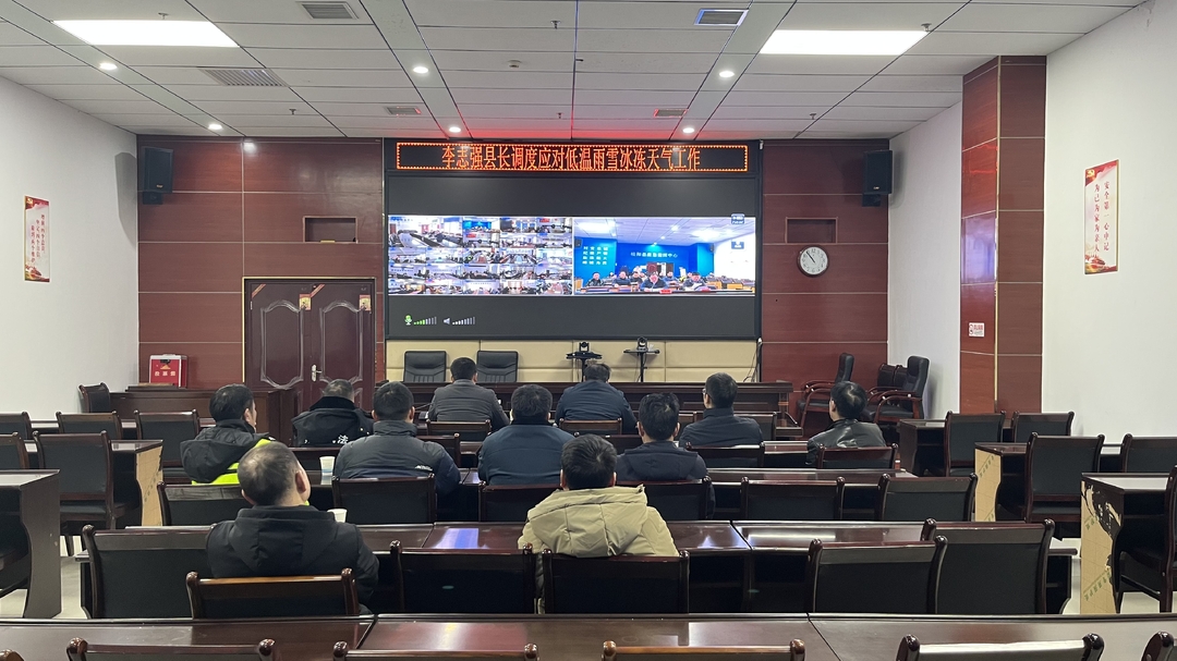 【快讯】李志强调度应对低温雨雪冰冻天气工作
