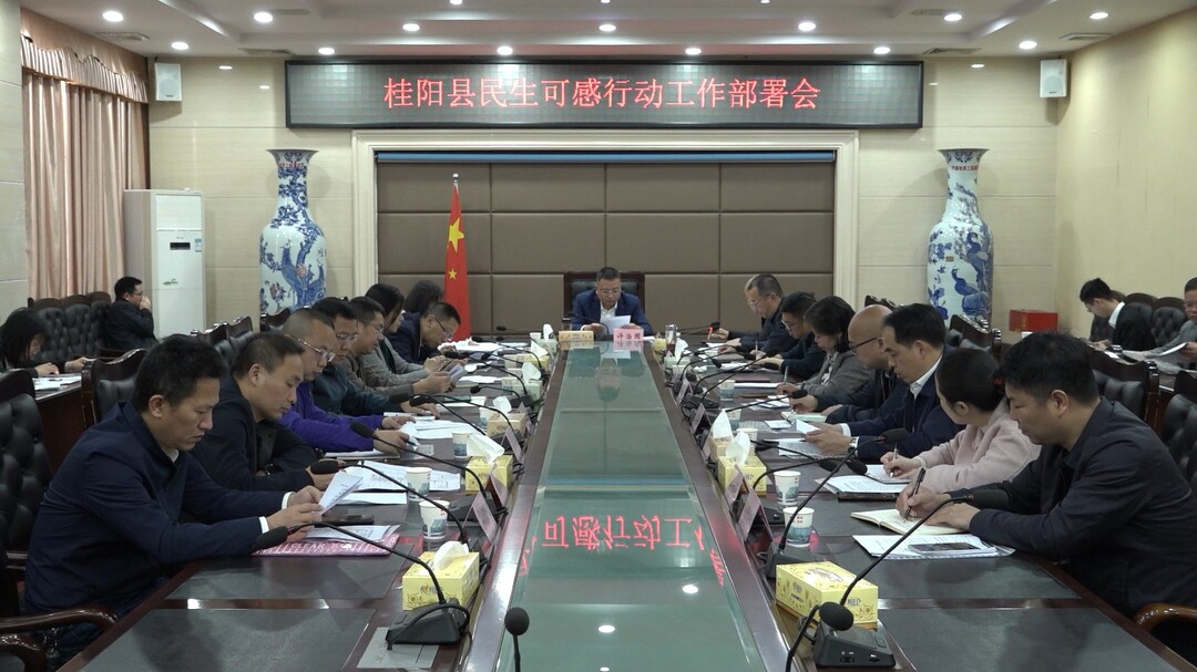 实施“八大行动” | 我县召开民生可感行动工作部署会