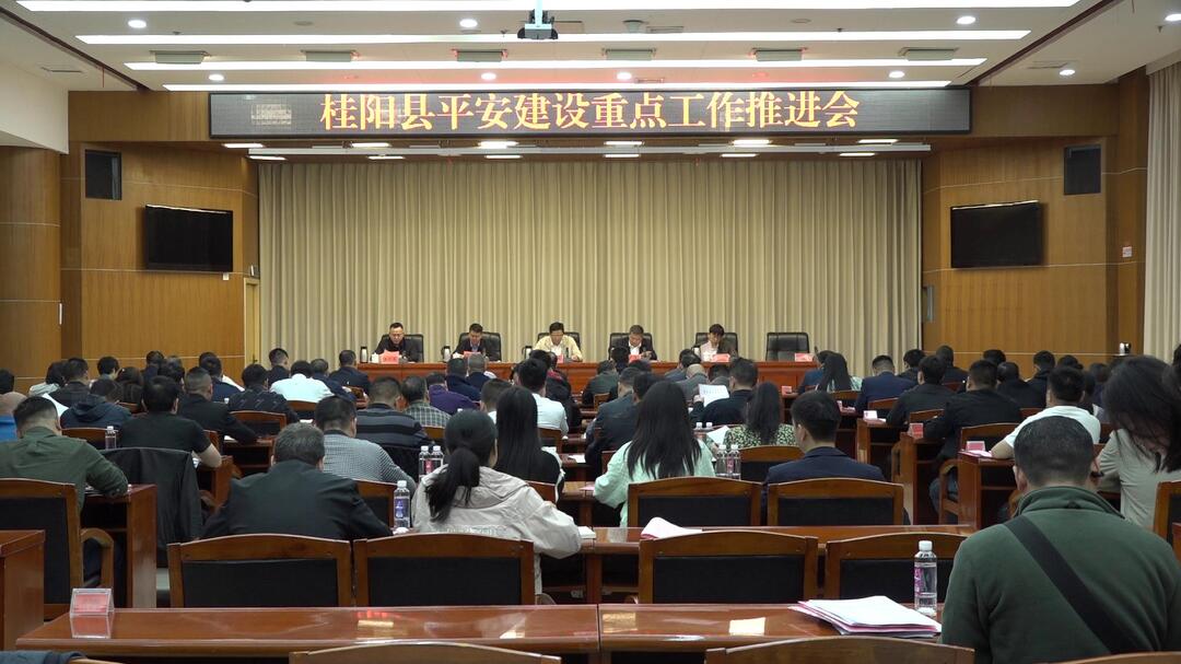 我县召开平安建设重点工作推进会
