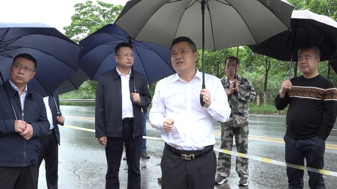 深入推进“六大新行动” 全面实施“八大行动”丨    巫初华督导检查地质灾害防治工作    抓实隐患治理 确保人民群众生