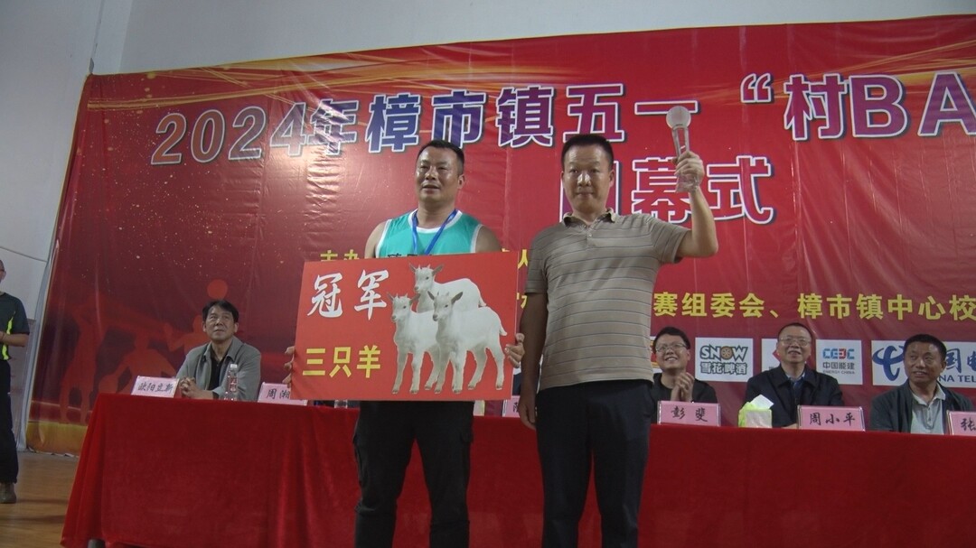 2024年樟市镇五一“村BA”篮球赛圆满闭幕