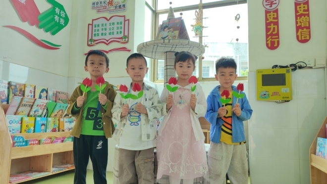 县士杰幼儿园开展感恩教育活动