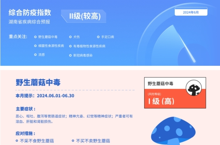 桂阳县疾控6月防病提示