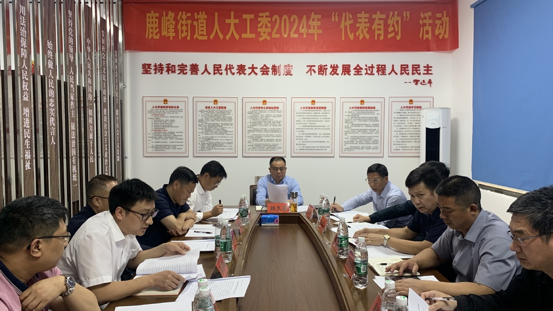 鹿峰街道：“代表有约”听民意 “民呼我应”解民忧