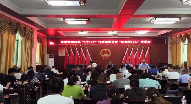 洋市镇开展2024年“法律明白人”培训