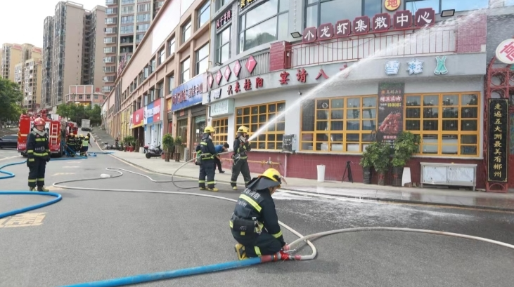 深入推进“六大新行动” 全面实施“八大行动”丨我县开展燃气泄漏事故综合应急演练